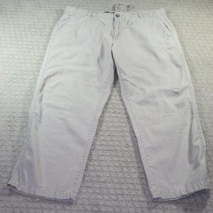 Marc Anthony Men's 36x30 Linen Cotton Blend Light Brown Pants